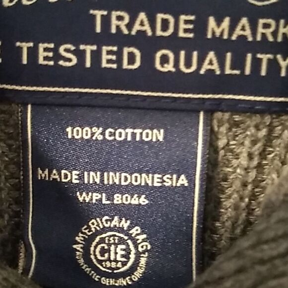 American Rag Gray/White Sweater. Sz XL - Picture 6 of 7